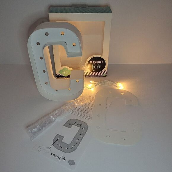 American Crafts Letter C Marquee Kit - Picture 5 of 7